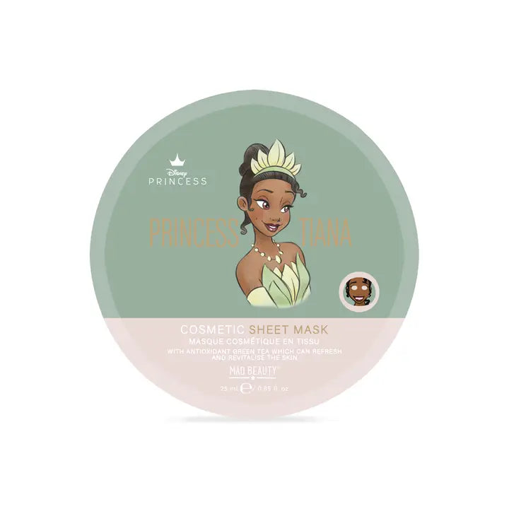 DISNEY Princess - Masque cosmétique en tissu pour le visage - Tiana