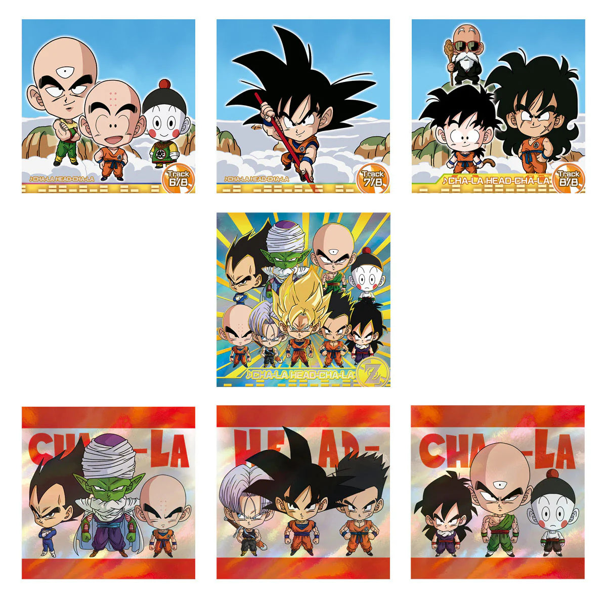 DRAGON BALL SUPER - Gaufrette + Sticker - Dragon Ball Super Warrior Seal Wafer Super Invincible Cooperation (DDM dépassée)