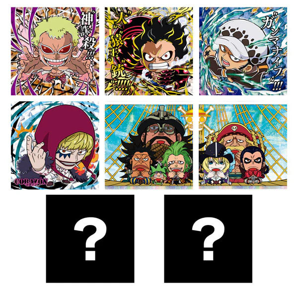 ONE PIECE - Gaufrette + Sticker - One Piece Great Pirate Seal Wafer (DDM dépassée)