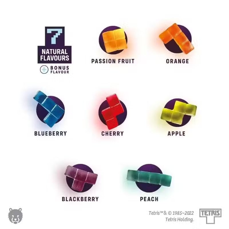 RETROGAMING - Tetris Gummies - Bonbons mous