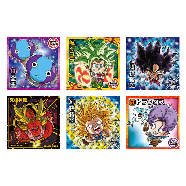 DRAGON BALL SUPER - Gaufrette + Sticker - Dragon Ball Super Warrior Seal Wafer Super God's Dragon (DDM dépassée)