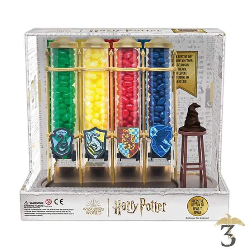HARRY POTTER - Jelly Belly - Distributeur bonbons Maisons Poudlard (DDM dépassée)