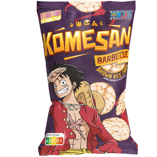 ONE PIECE - Chips de riz Komesan - Luffy - Barbecue