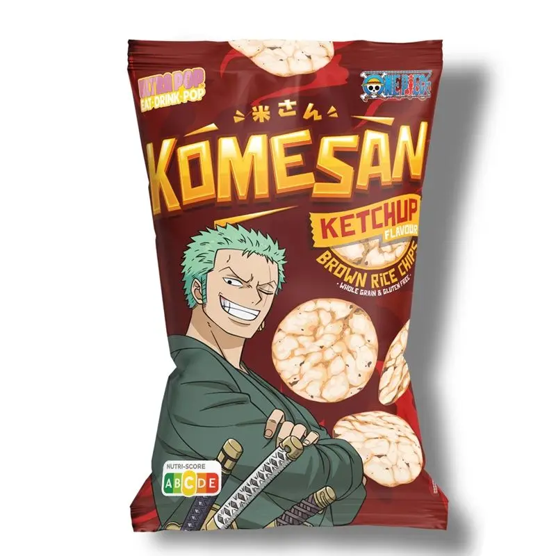 ONE PIECE - Chips de riz Komesan - Zoro - Ketchup