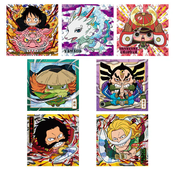 ONE PIECE - Gaufrette + Sticker - One Piece Great Pirate Seal Wafer (DDM dépassée)