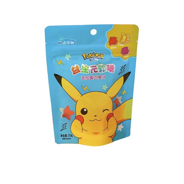 POKÉMON - Bonbons Mous - Pikachu - Goûts Citron, Fraise et Raisin