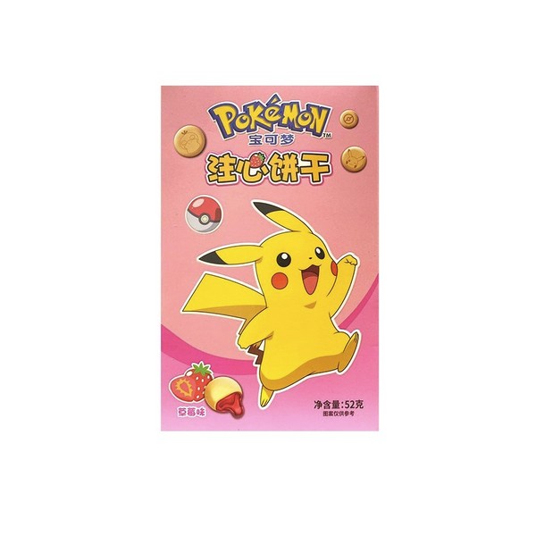 POKÉMON - Pikachu - Cookies fourrés Fraise