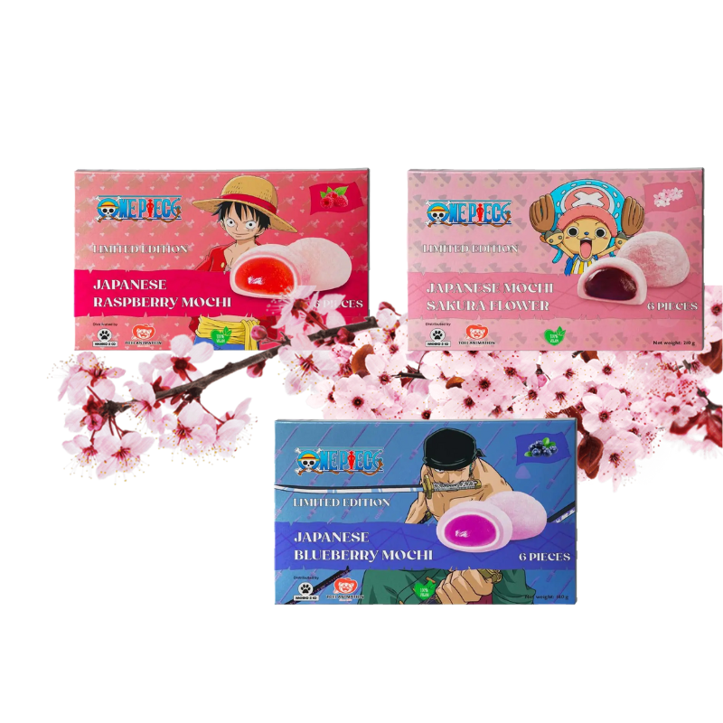 ONE PIECE - Pack de 3 boîtes de Mochis One Piece (DDM dépassée)