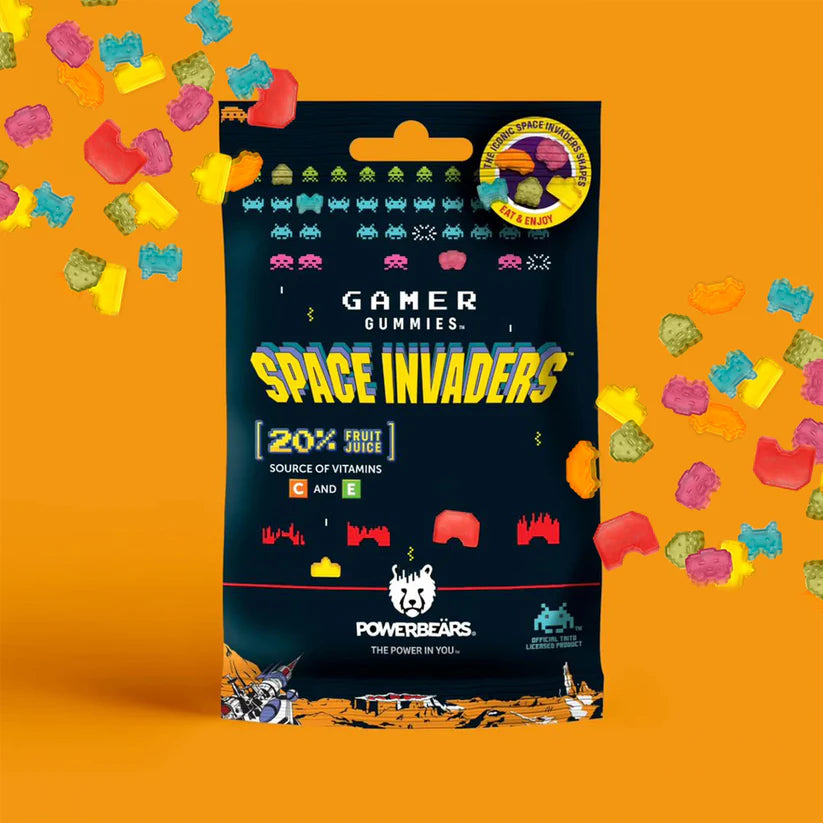 RETROGAMING - Space Invaders Gummies - Bonbons mous