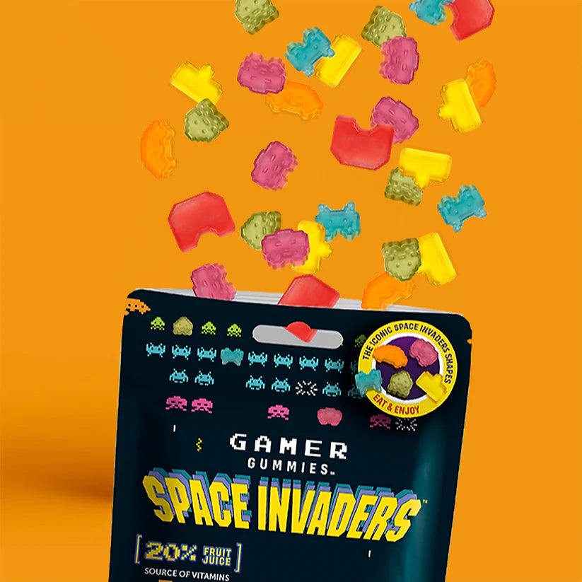 RETROGAMING - Space Invaders Gummies - Bonbons mous