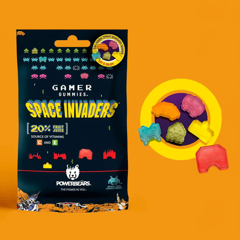 RETROGAMING - Space Invaders Gummies - Bonbons mous