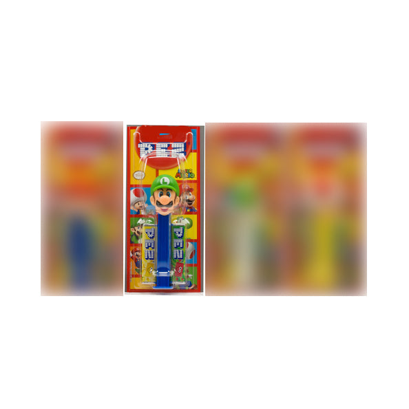 SUPER MARIO - Distributeur PEZ - Mario, Luigi, Yoshi ou Toad (Au choix)
